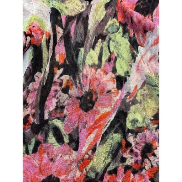 Nic + Zoe pullover sweater v-neck w/asymmetrical he - Picture 3 of 5